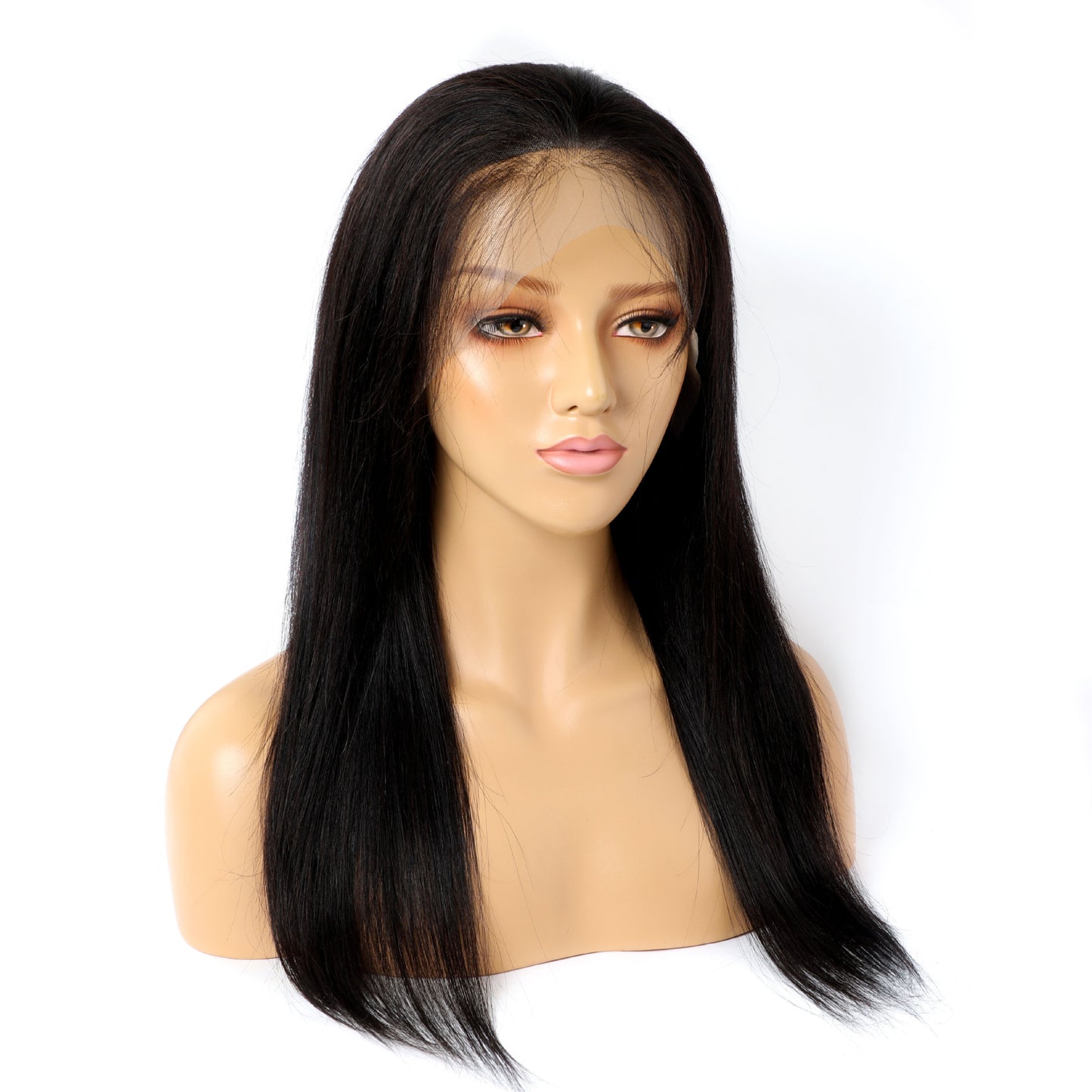 Real Human Hair Wig Lace Hair Set - 9A Quality Straight Hair European American Lace Front Wig