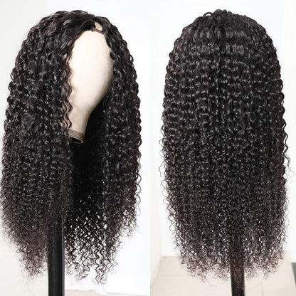 Full Mechanism Human Hair Wig - Hand-Woven Natural Texture Headgear