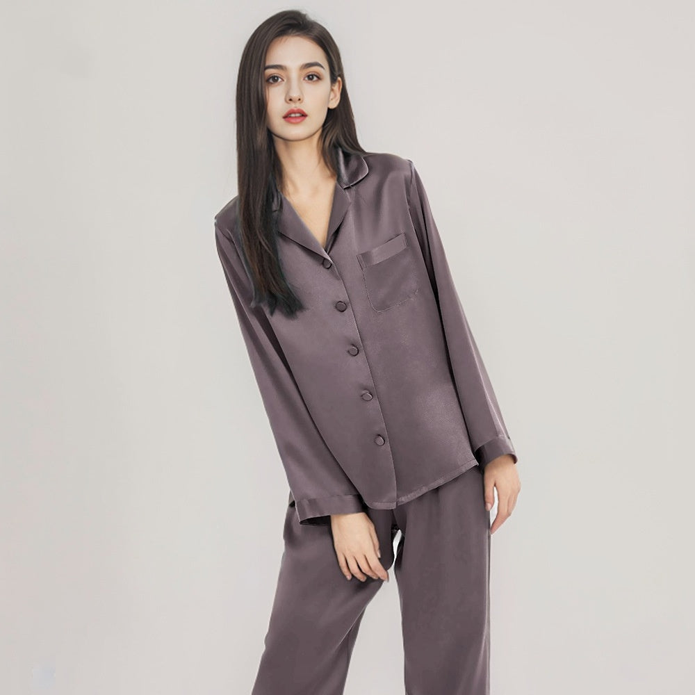 Luxe Mulberry Silk Pajama Set - Long Sleeve Women's Sleepwear