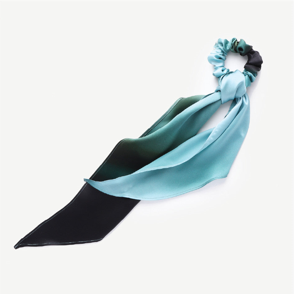 Women's French Silk Headband Scarf - Detachable 100% Pure Silk Versatile Hair Accessory