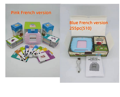 Bilingual Flashcard Learning Machine for Kids – Early Education Story & Word Card Reader