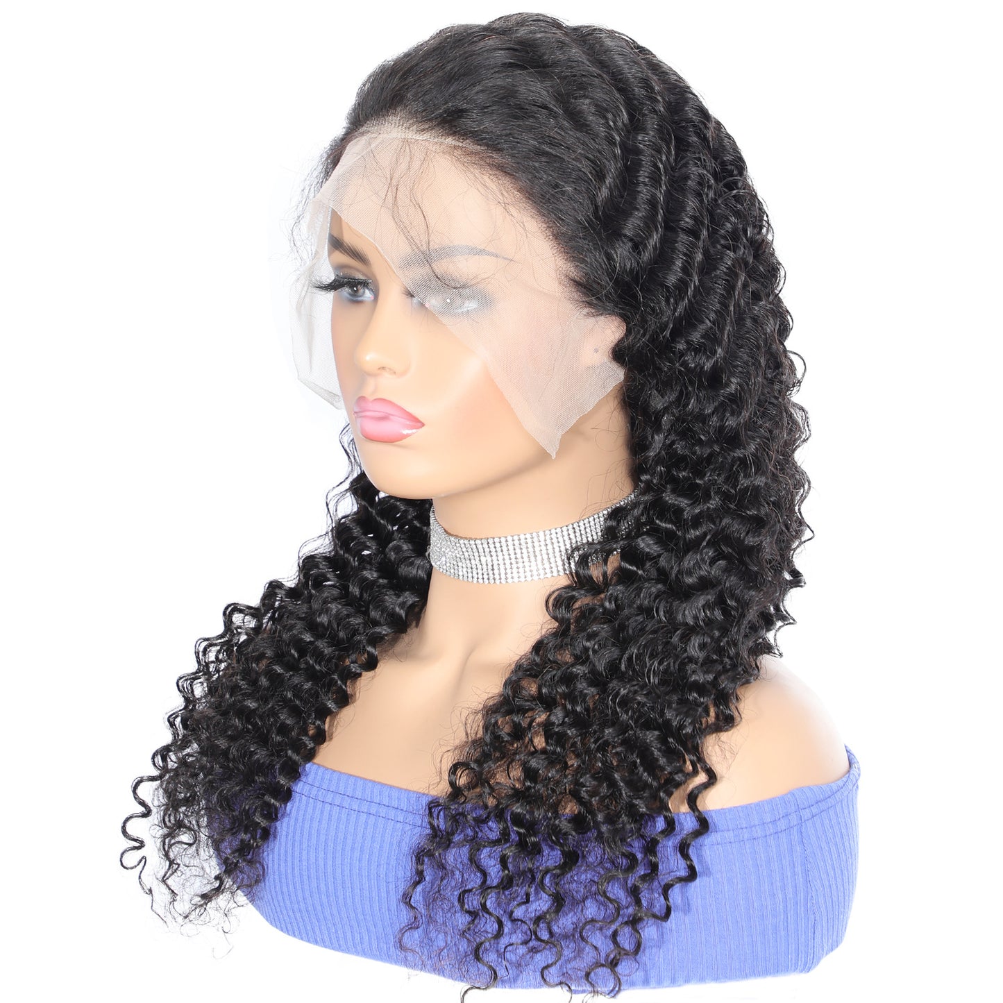 Hand-Woven Lace Front Human Hair Wig - Multiple Closure Options
