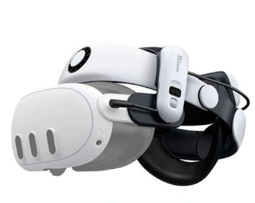 VR Headset Head Strap - Multi-Angle Adjustable Comfort Support for Virtual Reality Glasses