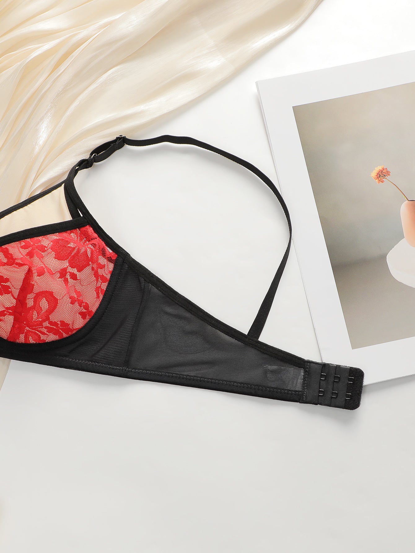 Women's Push-Up Bra and Panty Set - Thin Cup Supportive Lingerie