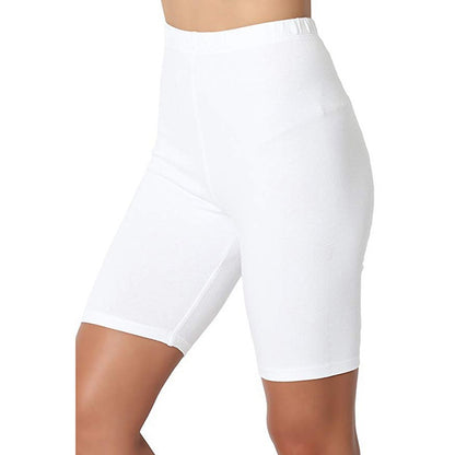 Women's High-Waisted Yoga Leggings - Cotton Blend Anti-Exposure Athletic Pants