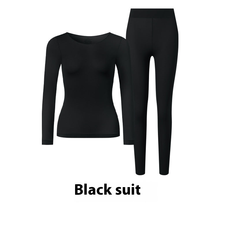 Women's Ultra-Thin Thermal Underwear Set - Lightweight Nylon Spandex Base Layer