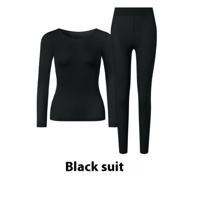 Women's Ultra-Thin Thermal Underwear Set - Lightweight Nylon Spandex Base Layer