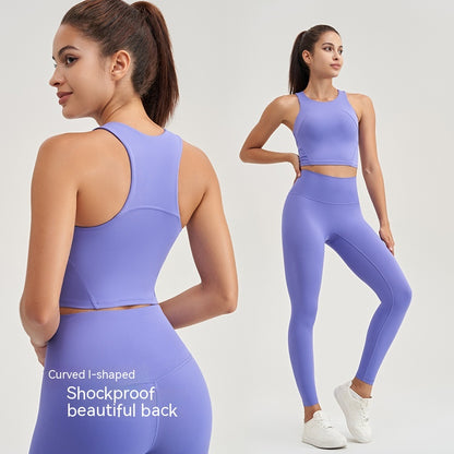 Women's Back Design Sports Bra - Sleeveless Workout Fitness Bra