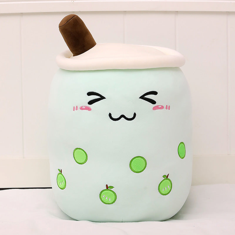 Plush Bubble Tea Pillow Cushion - Soft Stuffed Drink Toy