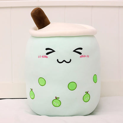 Plush Bubble Tea Pillow Cushion - Soft Stuffed Drink Toy