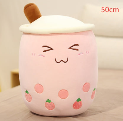 Plush Bubble Tea Pillow Cushion - Soft Stuffed Drink Toy