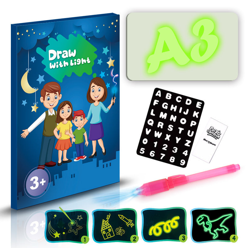 Light-Up Drawing Board - Educational Glow Art Tablet