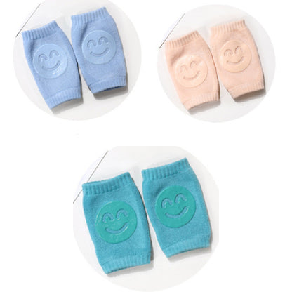 Baby Knee Pads - Cotton Terry Crawling Protectors with Non-Slip Design