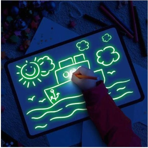 Light-Up Drawing Board - Educational Glow Art Tablet