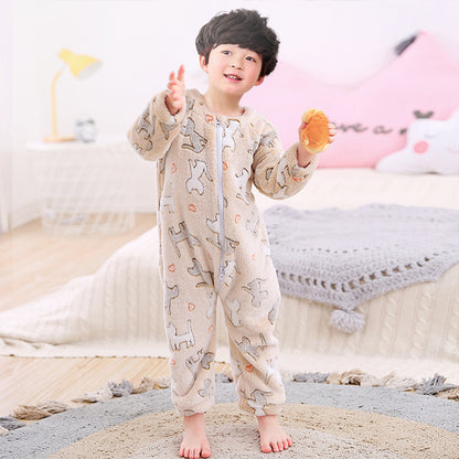 Infant Flannel Pajamas - Soft Autumn Winter Sleepwear for Babies