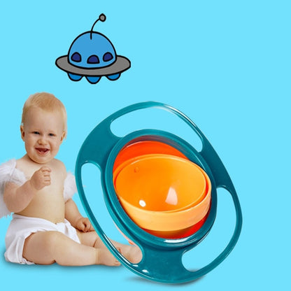 360° Rotating Spill-Proof Baby Bowl - Universal No-Mess Feeding Dish