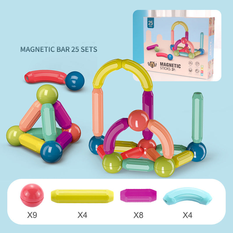 Magnetic Building Blocks Set for Kids - Educational STEM Toy