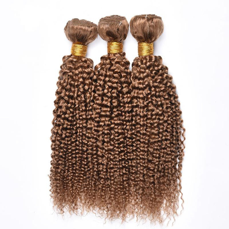 Kinky Curly Wave Human Hair Wig - 14 Inch Medium Length Natural Texture