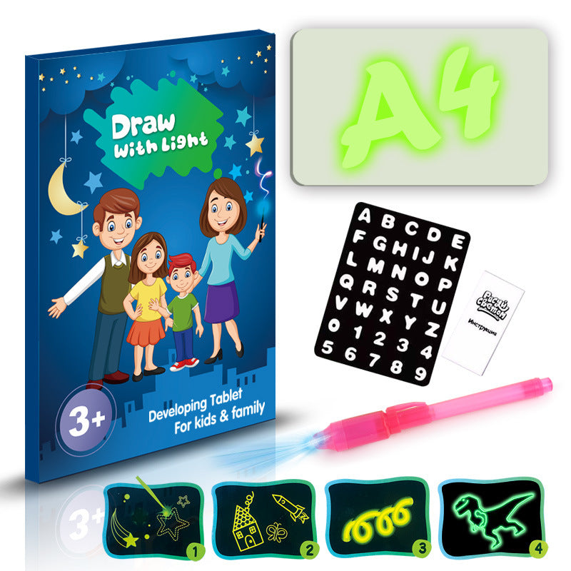 Light-Up Drawing Board - Educational Glow Art Tablet