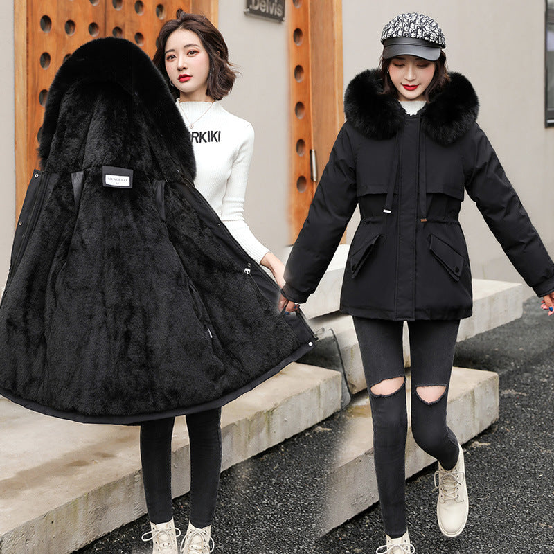 Women's Warm Padded Short Jacket - Fashion Polyester Coat