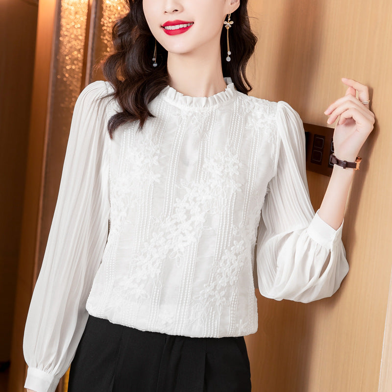Women's Pullover Top - Polyester All-Matching Blouse