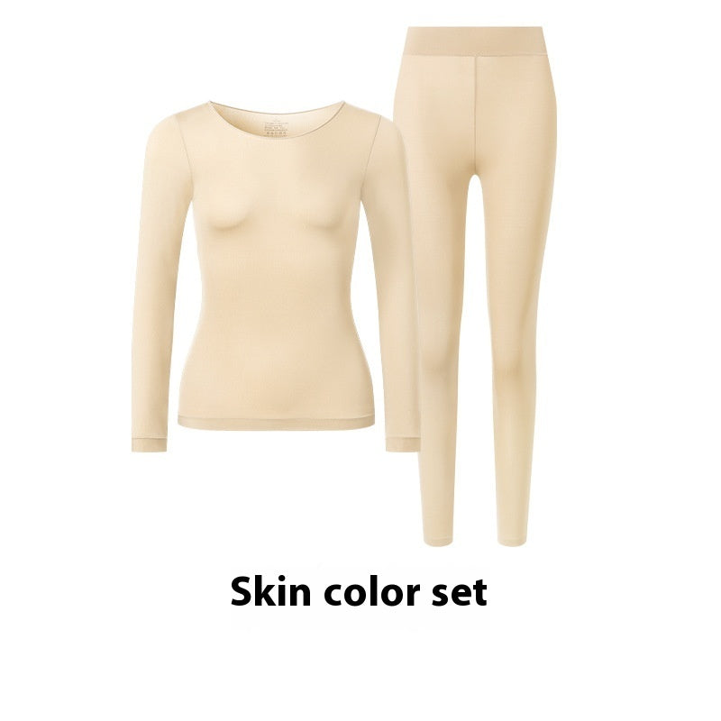 Women's Ultra-Thin Thermal Underwear Set - Lightweight Nylon Spandex Base Layer