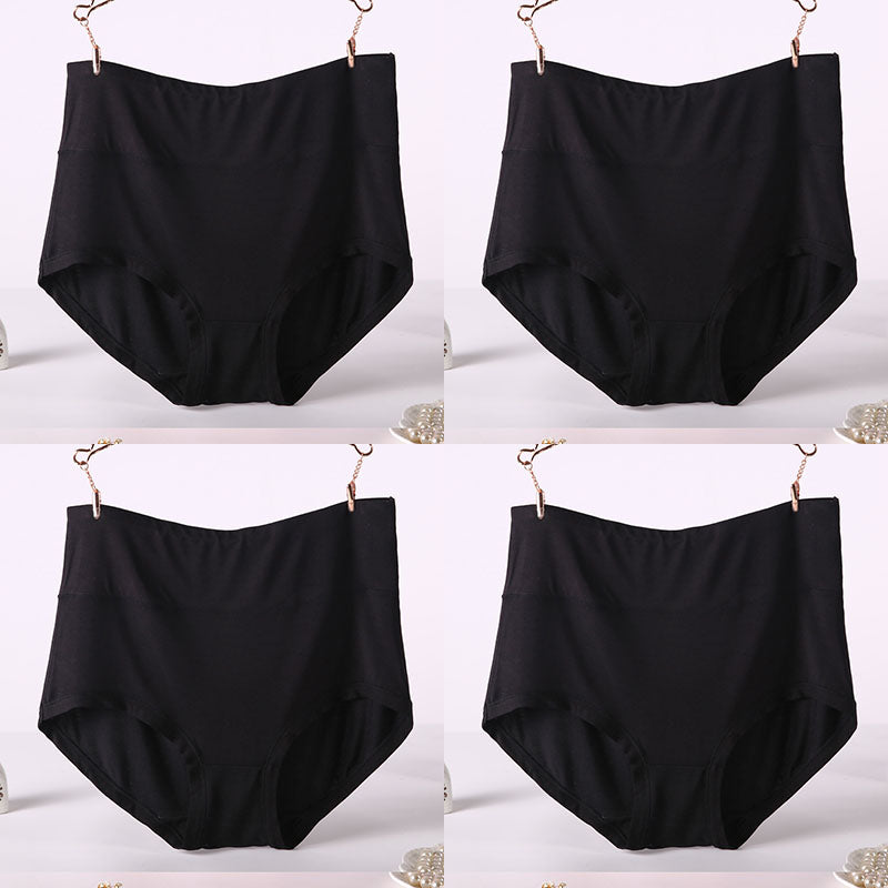 Women's Soft Modal High-Waist Comfort Panties - 4 Pack