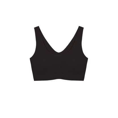 Women's Seamless Triangle Cup Underwire Bra - A B C Cup Detachable Straps