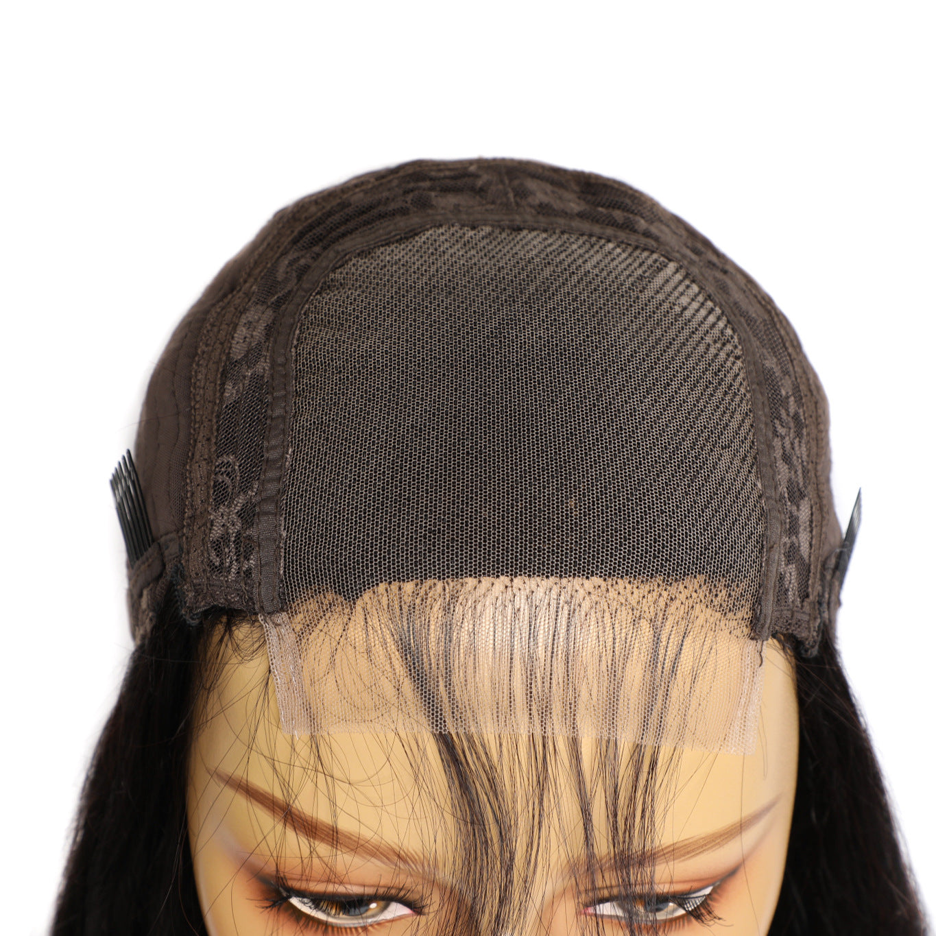 Real Human Hair Wig Lace Hair Set - 9A Quality Straight Hair European American Lace Front Wig