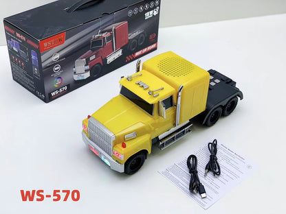 Retro Car Model Wireless Bluetooth Speaker - 15W Portable Audio with Call Function