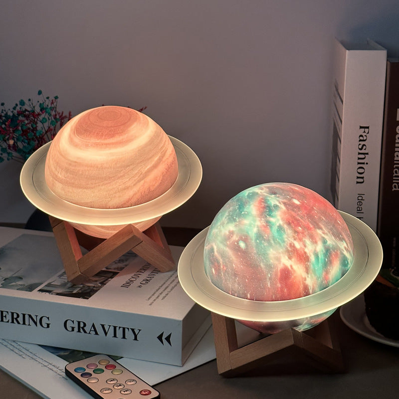 Rings of Saturn Bluetooth Speaker - Dream Star Projection Speaker with Remote Control