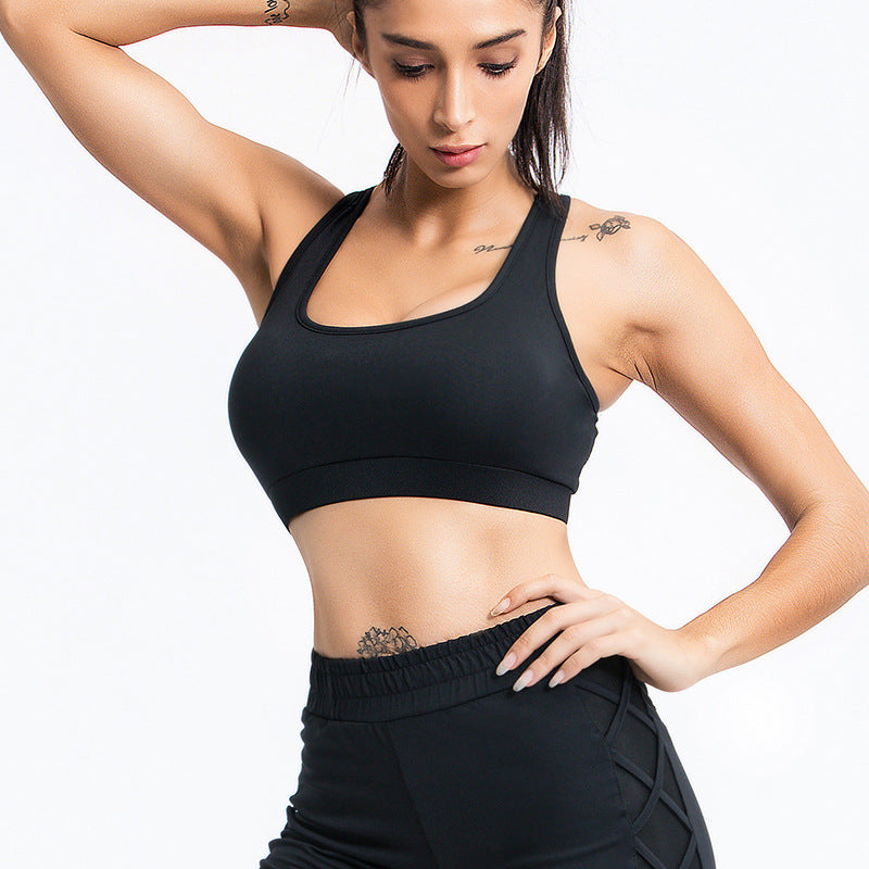 Padded Sports Bra - Quick-Dry Breathable Athletic Support