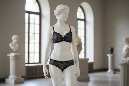 Women's Wireless Bra and Underwear Set - Molded Cup Lingerie Set