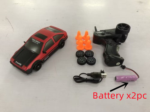 RC Drift Car 1:24 Scale - 2.4GHz 4WD Remote Control Racing Car with Lights