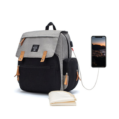 Multifunctional Diaper Bag - Large Capacity Oxford Cloth with Multiple Carry Options