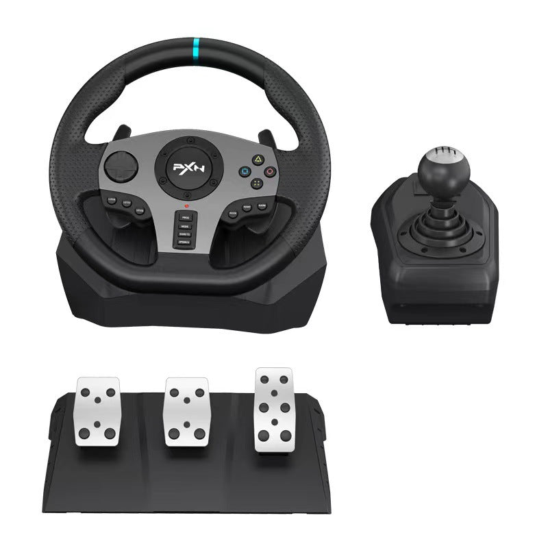 PXNV9 Racing Wheel Gaming Controller - Compatible with PC PS3 PS4 Xbox One Switch