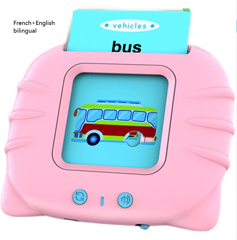 Bilingual Flashcard Learning Machine for Kids – Early Education Story & Word Card Reader