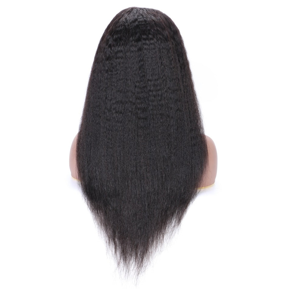 Yaki 13x4 Lace Frontal Wig Kinky Straight - Real Human Hair Exotic Style