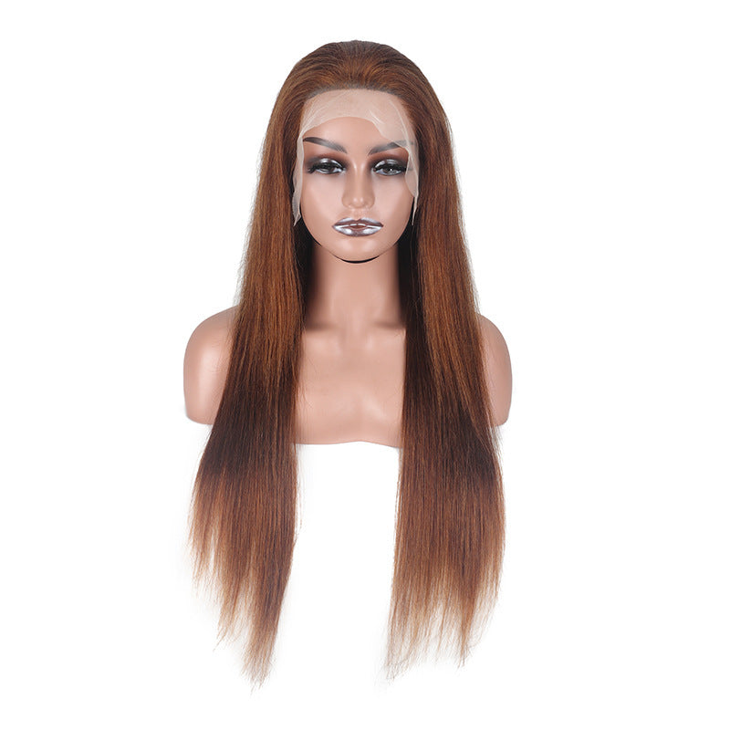 13x4 Lace Front Human Hair Wig - Natural Texture