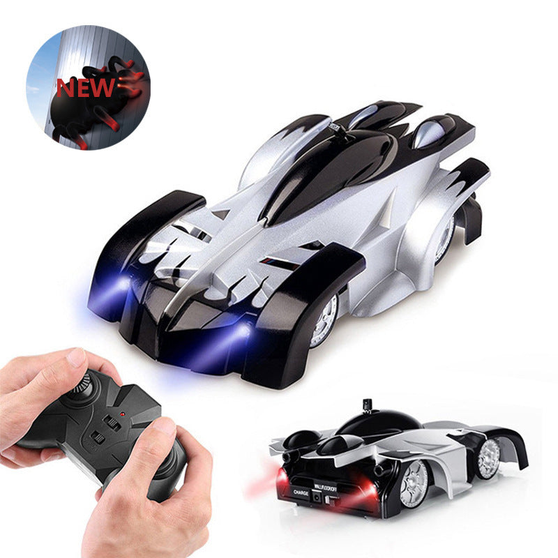 Wall Climbing Remote Control Car Toy | Dual Mode RC Car with LED Lights & 360° Rotation