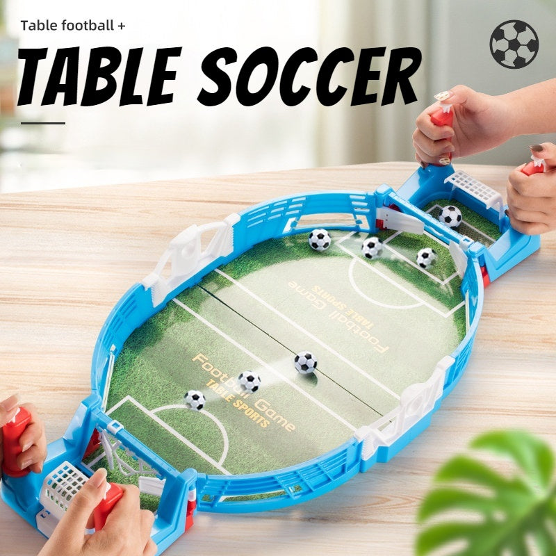 Mini Tabletop Football Game - Portable Soccer Board for Kids & Family Fun