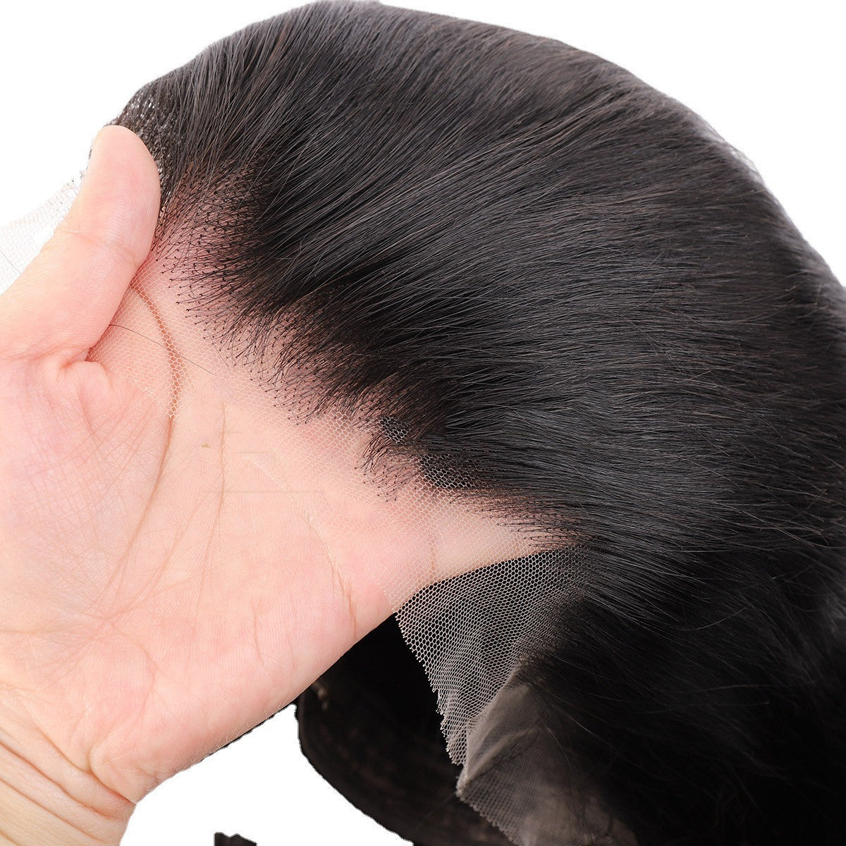 Human Hair HD Lace Front Wig - Hand-Woven 13x4 Lace Wig