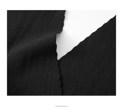 Sleeveless High Waist Strap Casual Knit Jumpsuit