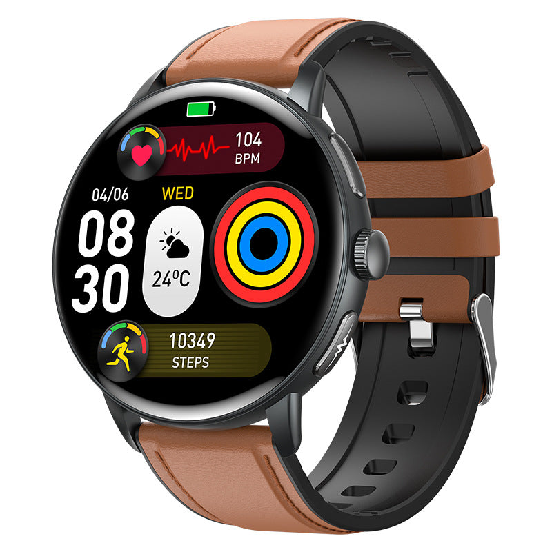 Advanced Health Monitoring Smartwatch with AMOLED Display