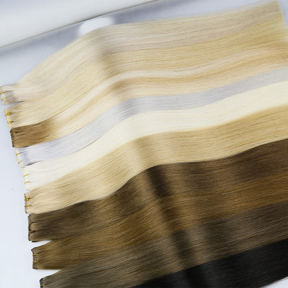 Hand-Knitted Hair Weft Extensions - Real Human Hair Braid