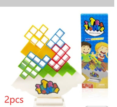 Balance Stacking Game - Educational Tower Building Blocks for Kids & Adults