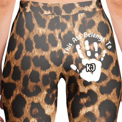 Digital Printing Sports Yoga Pants - Hip-Lifting Cropped Leggings