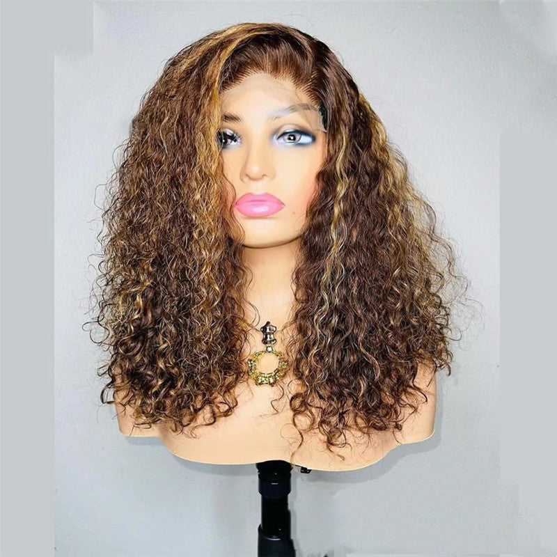 Transparent Lace Human Hair Wig - 13x4 Lace Front Wig