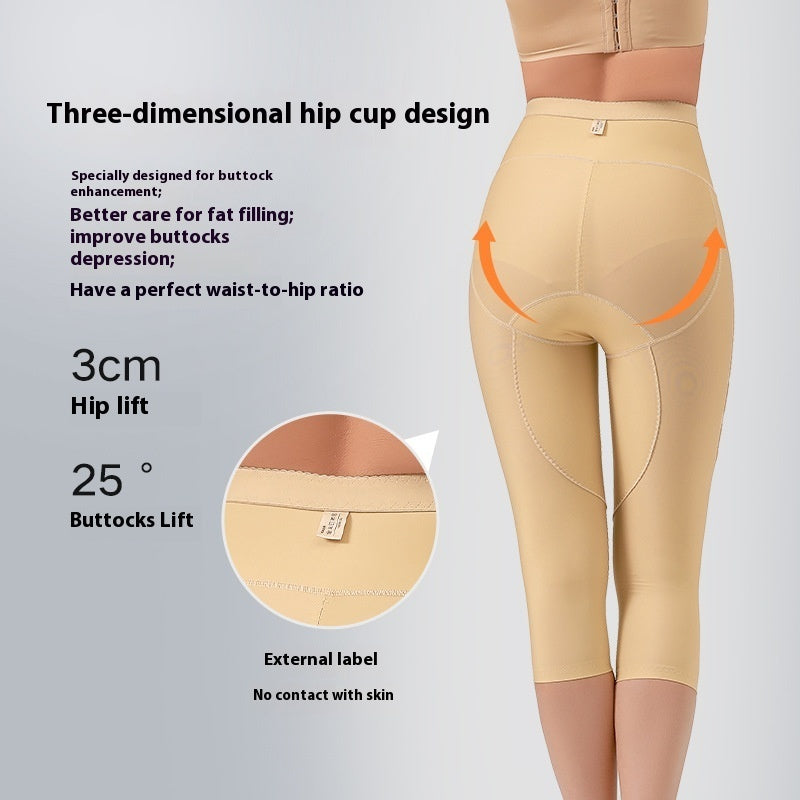 High Waist Seamless Compression Shaping Pants - Women's Body Shaper Leggings