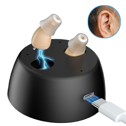 Rechargeable CIC Hearing Aids for Seniors - Invisible Sound Amplifier
